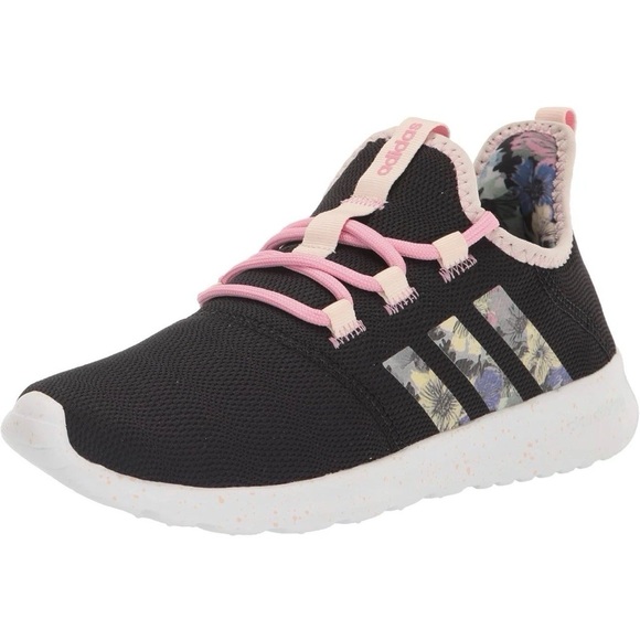 Adidas Kids Black and Pink Sneakers - Picture 3 of 7